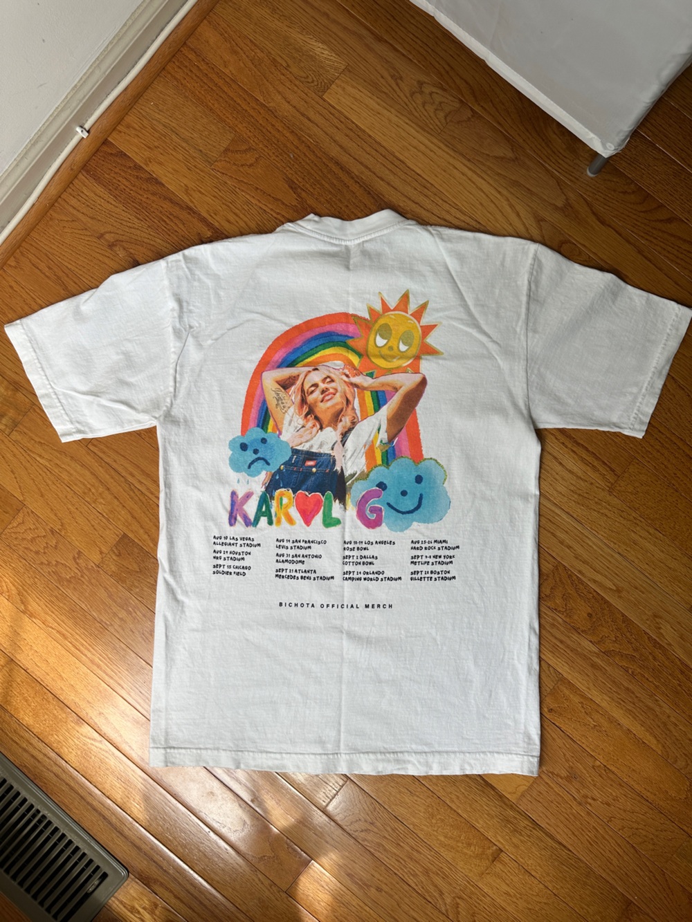 Off White 'Mañana Será Bonito Tour' Graphic T‑Shirt - - Picture 5 of 6